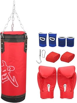 Amazon | 子供用吊り下げサンドバッグ、厚みのある